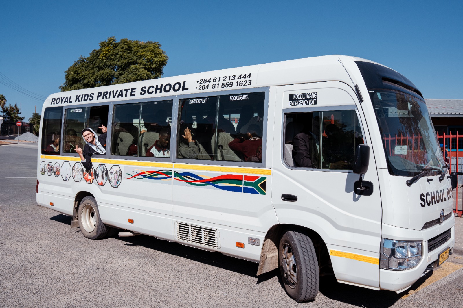 The Royal Kids Private School bus